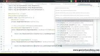 Java Spring Boot Part - 04 | DTO | Develop GET All Departments API | Verified in Postman