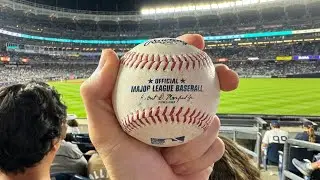 DO NOT CELEBRATE if you catch a visiting team home run at Yankee Stadium!