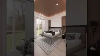 dekorasi kamar pasutri yang minimalis bergaya jepang #desainkamar #bedroomdesign #shorts