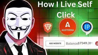 How I Live Self Click From Adsterra Direct Link  And High CPM Work | Earn $7349/- In Month