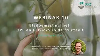 Bladbemesting met OPF en Fulvic 25 in de fruitteelt