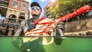 Scuba Diving in the River... I Found a NERF Fortnite Gun Underwater!