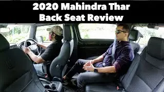 2020 Mahindra Thar SUV - Back Seat Drive Review (Hindi + English)
