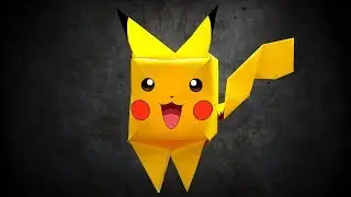 POKEMON PIKACHU. Origami Tutorial