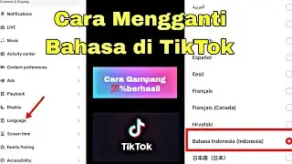 Cara Mengganti Bahasa Di TikTok