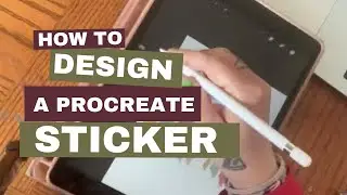 How to Create A Sticker with PROCREATE •  Rainbow Sticker Design