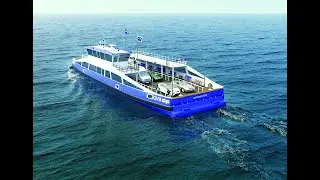 Fully Electric Ferry Animation | Holland Shipyards Group | Offshore Animation