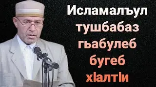 Исламалъул тушбабаз гьабулеб бугеб хIалтIи