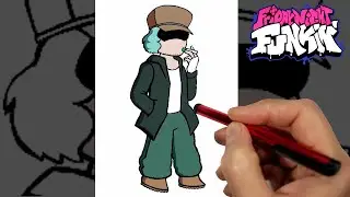 Гарселло|Рисование в смартфоне|ФНФ. Garcello|Drawing in a smartphone|Friday Night Funkin
