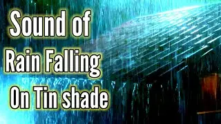 🔴Soothing Rain sound on Tin Roof for Sleep#2022। Thunder storm sound।Heavy rain #sound
