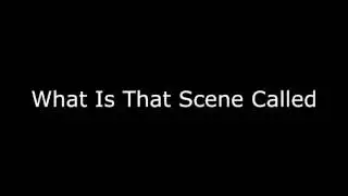 What Is That Scene Called