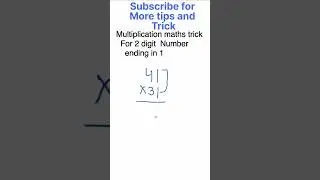 Unbelievable Math Trick that Instantly Doubles Two-Digit Numbers with a Unit Digit of 1!