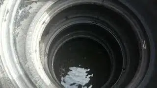 Бочка для воды из колёс