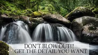 Exposure Techniques to get the best water flow detail