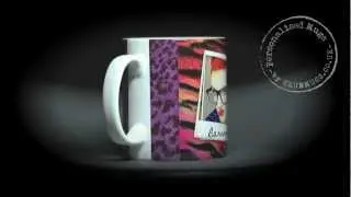 PERSONALISED PHOTO MUG TIGER FEET