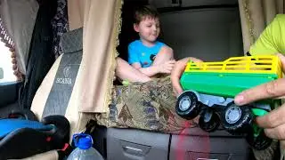 Дальнобой рейс с сыном.