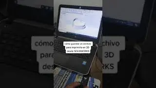 Cómo guardar un archivo en #SOLIDWORKS para imprimir en #3D #shorts
