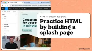 Practice HTML by building a splash page