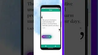 Quotes Mobile Application