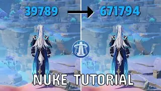 Neuvillette 671K DMG Nuke Tutorial - [ Genshin Impact ]