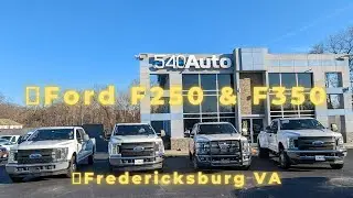 Look no Further ! Large Selection of Ford F-250 and F-350 Diesel in Virginia !