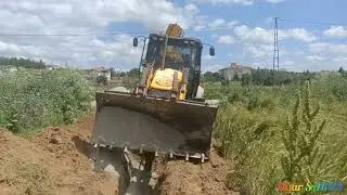 HOW IS WATER LINE CHANNEL WORK DONE?