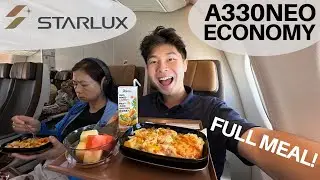 Starlux A330neo ECONOMY (JX232 Hong Kong to Taipei, 1.5 hour) ✈️