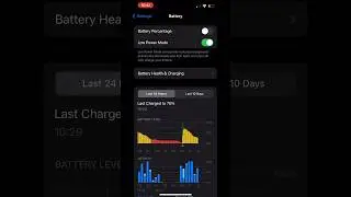iPhone 13 Battery health after 1 year of use😳! *Shocking results*#shorts