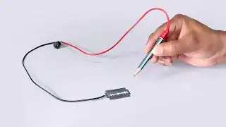 How To Make Simple Pencil Welding Machine At Home With Blade | Diy 12V Welding Machine