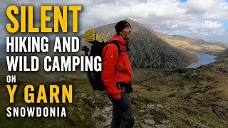 Silent Hiking and Wild Camping  on Y Garn, Snowdonia in the Hilleberg Soulo