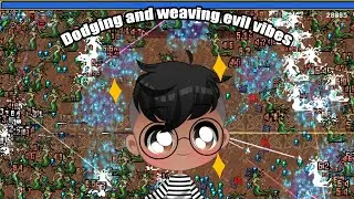 Getting my weave on and dodging the evil vibes