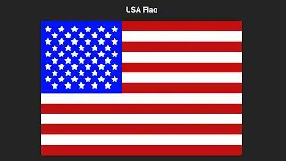 Build the US Flag Using HTML and CSS | Voiceless Tutorial