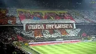 MILAN-INTER 3-0 MERAVIGLIOSA COREOGRAFIA DELLA CURVA SUD