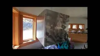 Spinning Light Sculpture Cube