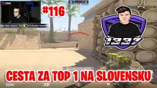 FACEIT - CESTA ZA TOP 1 NA SLOVENSKU #116 | rdo1337