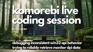 Wrangling Win32 APIs to Find Monitor DPI Vals | Rust Programming🦀 | Komorebi | Windows 11 Tiling WM