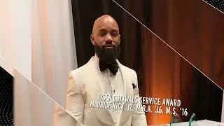 2023 Tyser Gottswals Service Award Winner - Maurice Nick '12, MBA '16, M.S. '16