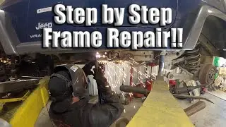 Step By Step Jeep Frame Repair (Sorta)