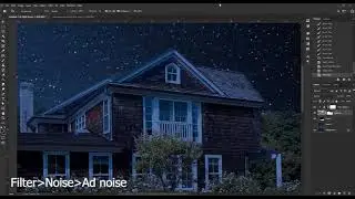 Photoshop: Convertir una imagen de dia en una nocturna.