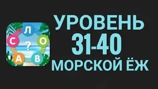 Море Слов 31-40 Уровень Морской Ёж