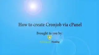 How to create Cronjob via cPanel with SafeGuard Hosting