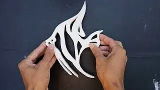 DIY cement showpiece making at home / Fish Showpiece / Homedecor Craft