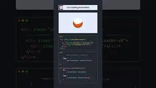 Creative CSS Loading Animation for Modern Web Design | Loading Animation 8 #loadinganimation #css