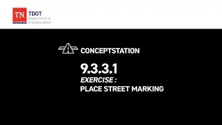 Conceptstation 9.3.3.1 Place Street Marking