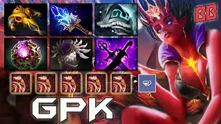 GPK - Queen of Pain Sonic Wave Power | Dota 2 Pro Mid Gameplay!