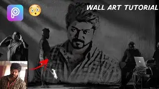 Kandaa vara sollunga poster design | Karnan Wall Editing in Mobile | Picsart own Wall Portrait
