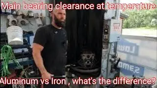 Aluminum vs Iron main bearing clearance