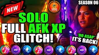 *AFK* Easy!✅SOLO XP GLITCH/GOBBLEGUMS (MAX LEVEL AFK) UNLOCK ALL BO6 ZOMBIES GLITCH