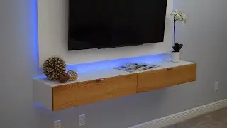 How to Make a Wall-Mounted Entertainment Center / TV Stand