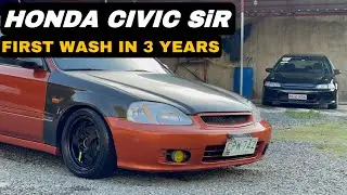 SA WAKAS KOTSE NA ULIT! HONDA CIVIC SiR FIRST WASH IN 3 YEARS